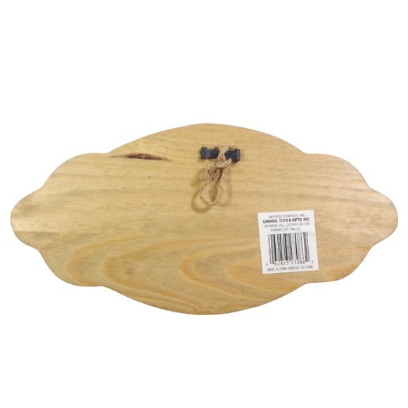 'Bless This House' Painted Wood Wall Plaque *NEW* - Picture 2 of 2